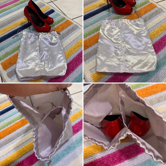 GIUSEPPE ZANOTTI Red Patent Peep Toe Heels Pumps 38 I56067 - Picture 4 of 16